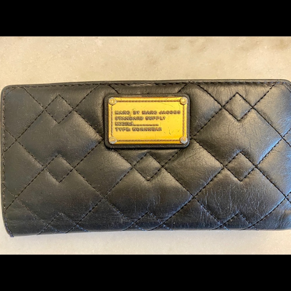 Marc by Marc Jacobs wallet black leather